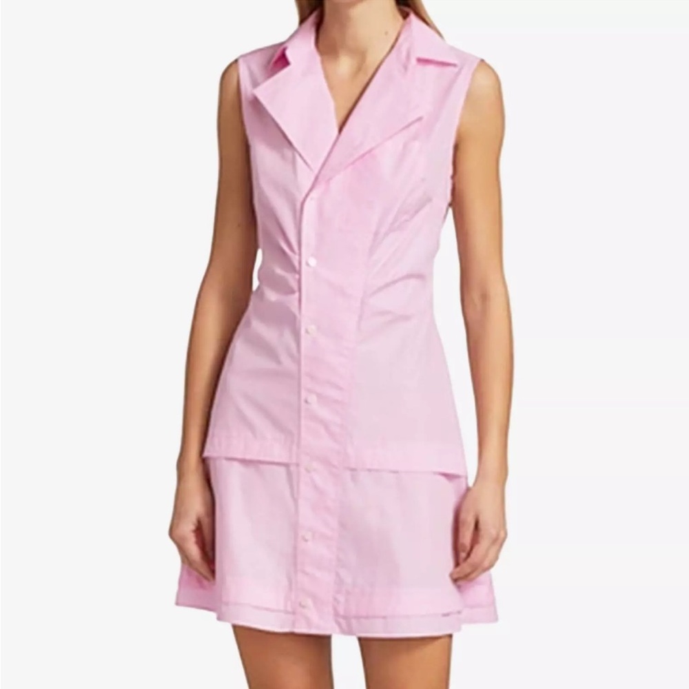 Derek Lam 10 Crosby Size 0 Pink Shirt Dress